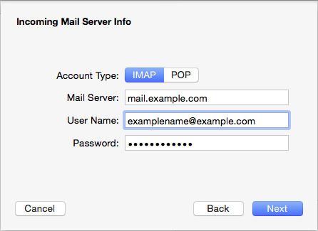 Mail - Account Type