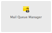 The Mail Queue Manager icon.